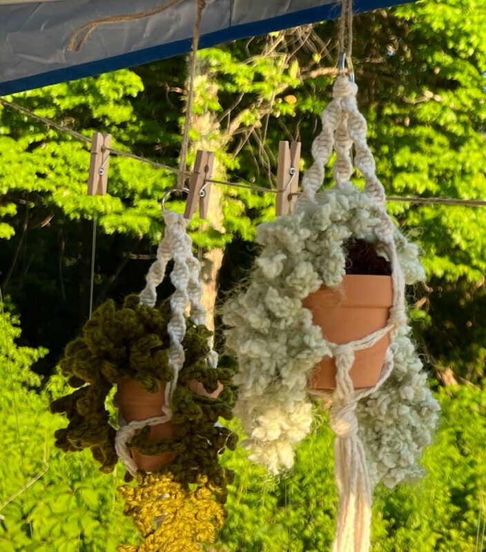 Crochet Hanging plant
