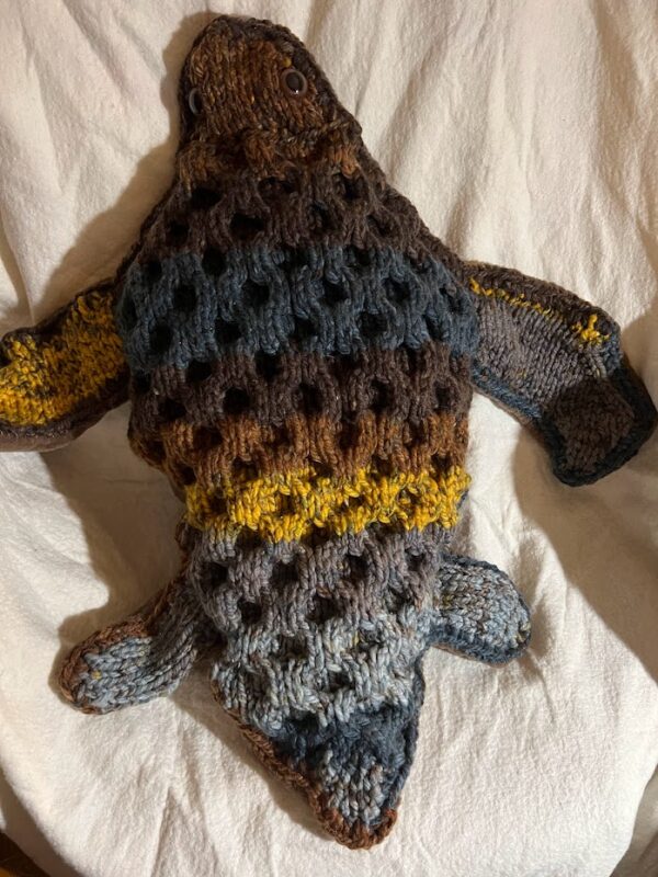 knitted turtle