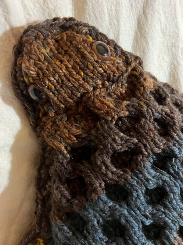 knitted turtle